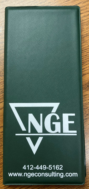 NGE, Tallybook, Custom tally book, Branded tally book, oil and gas, custom tally, notebook