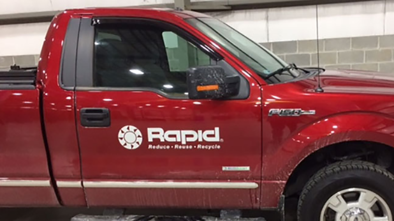 Rapid Technologies Truck Lettering, Vehicle Lettering, Fleet Graphics, Vehicle Graphics, Vehicle Branding, Pittsburgh Signs, Commercial Signs, Mr. Sign
